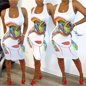 Woman’s Image Bodycon Dress